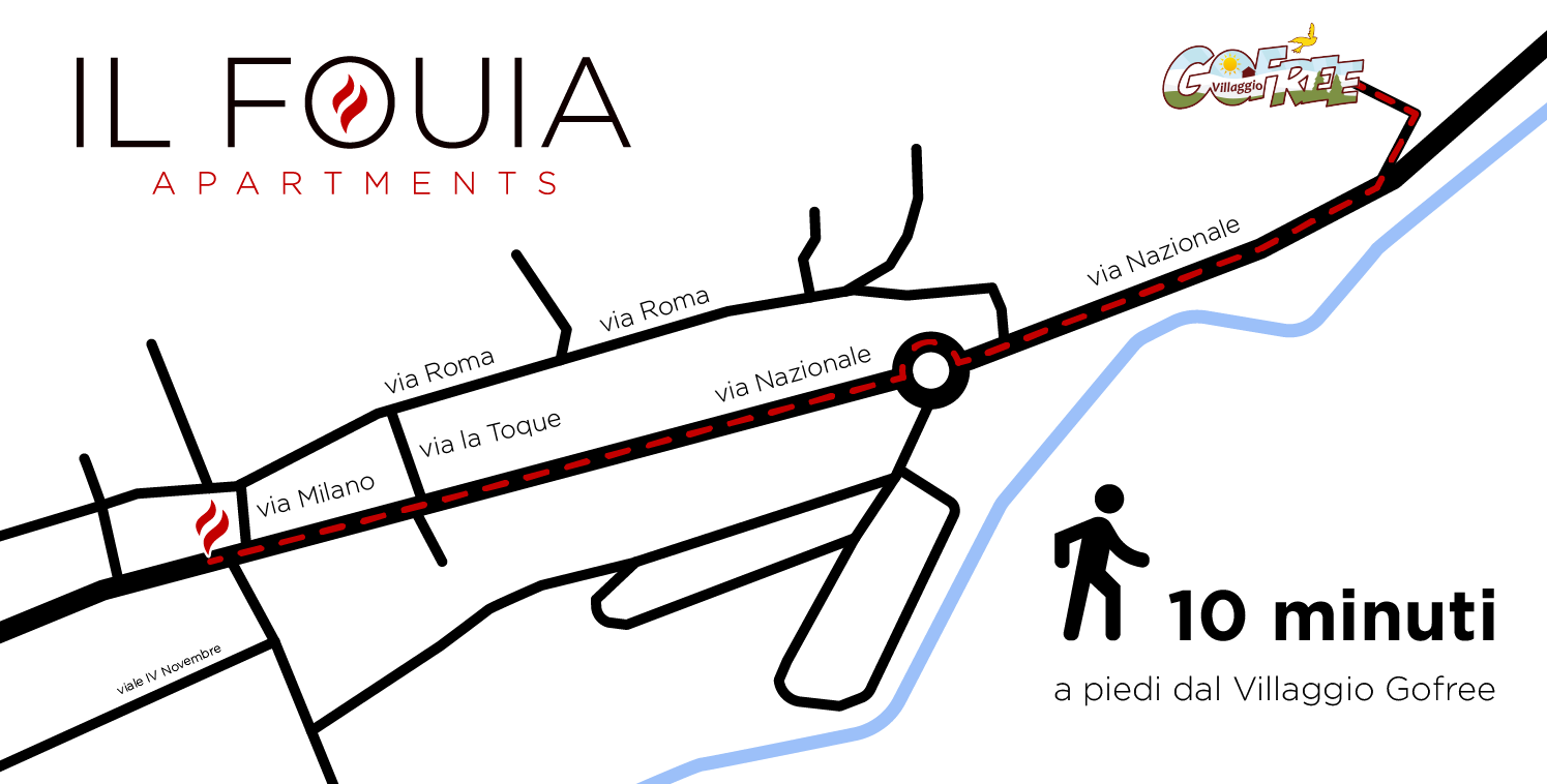 mappa appartamento-Il Fouia